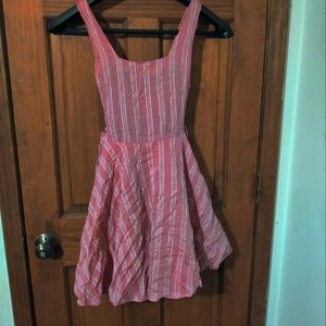 Women's Charlotte Russe maxi dress pink and white